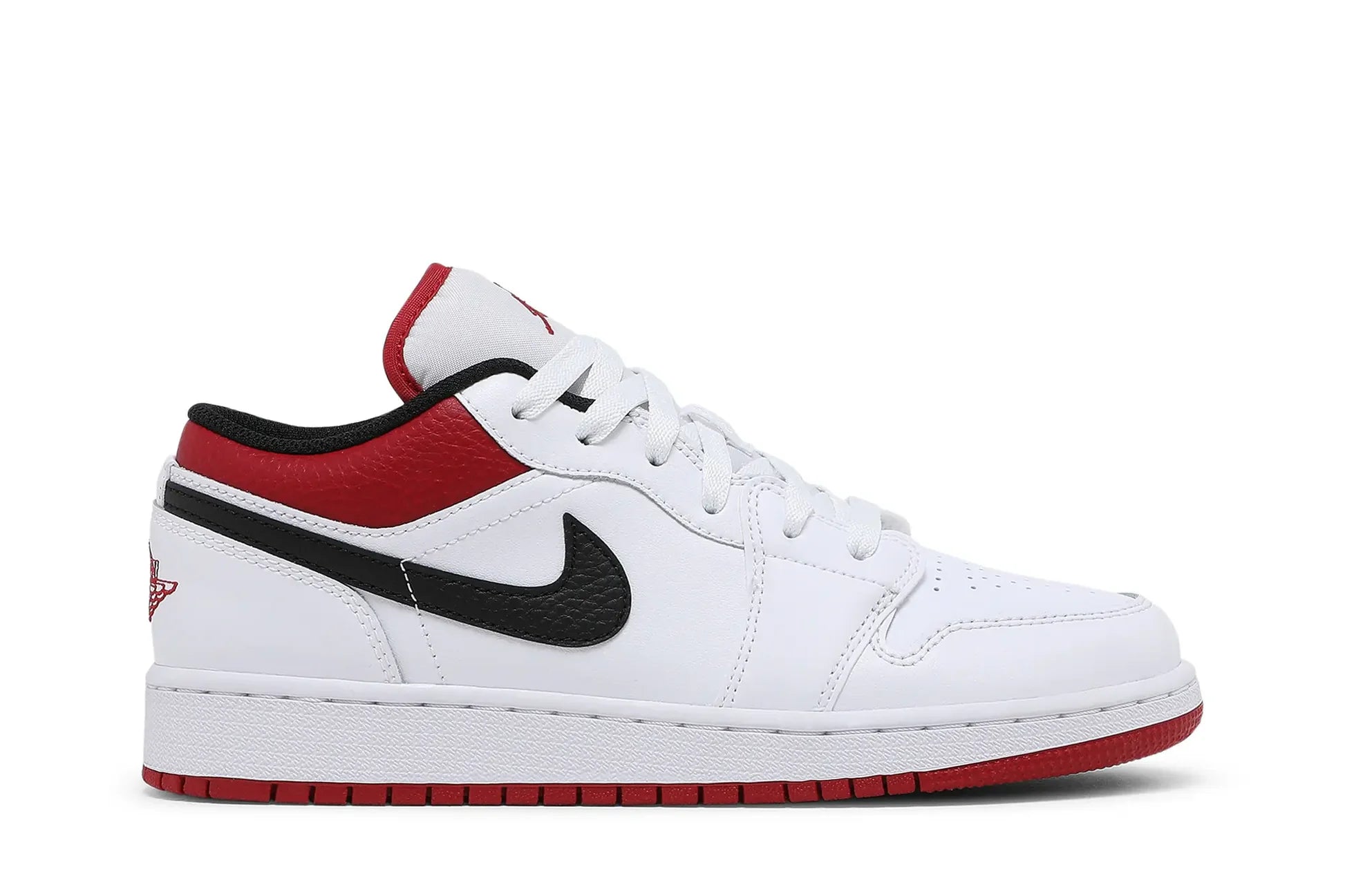 Nike Air Jordan 1 Low White University Red Branco