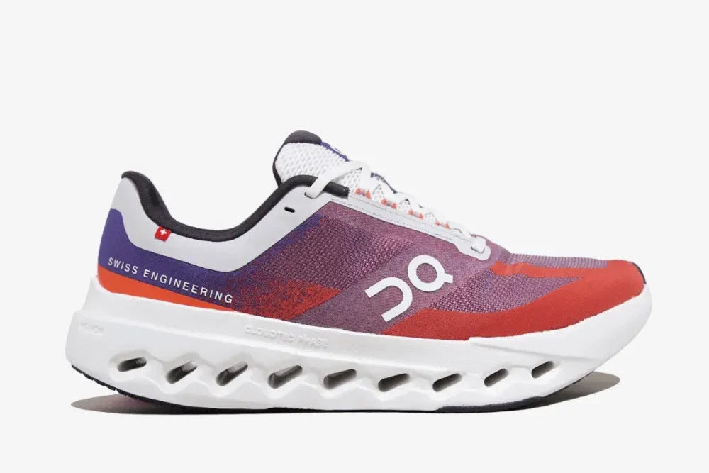 On Running CloudSurfer Next 1 White Red Purple