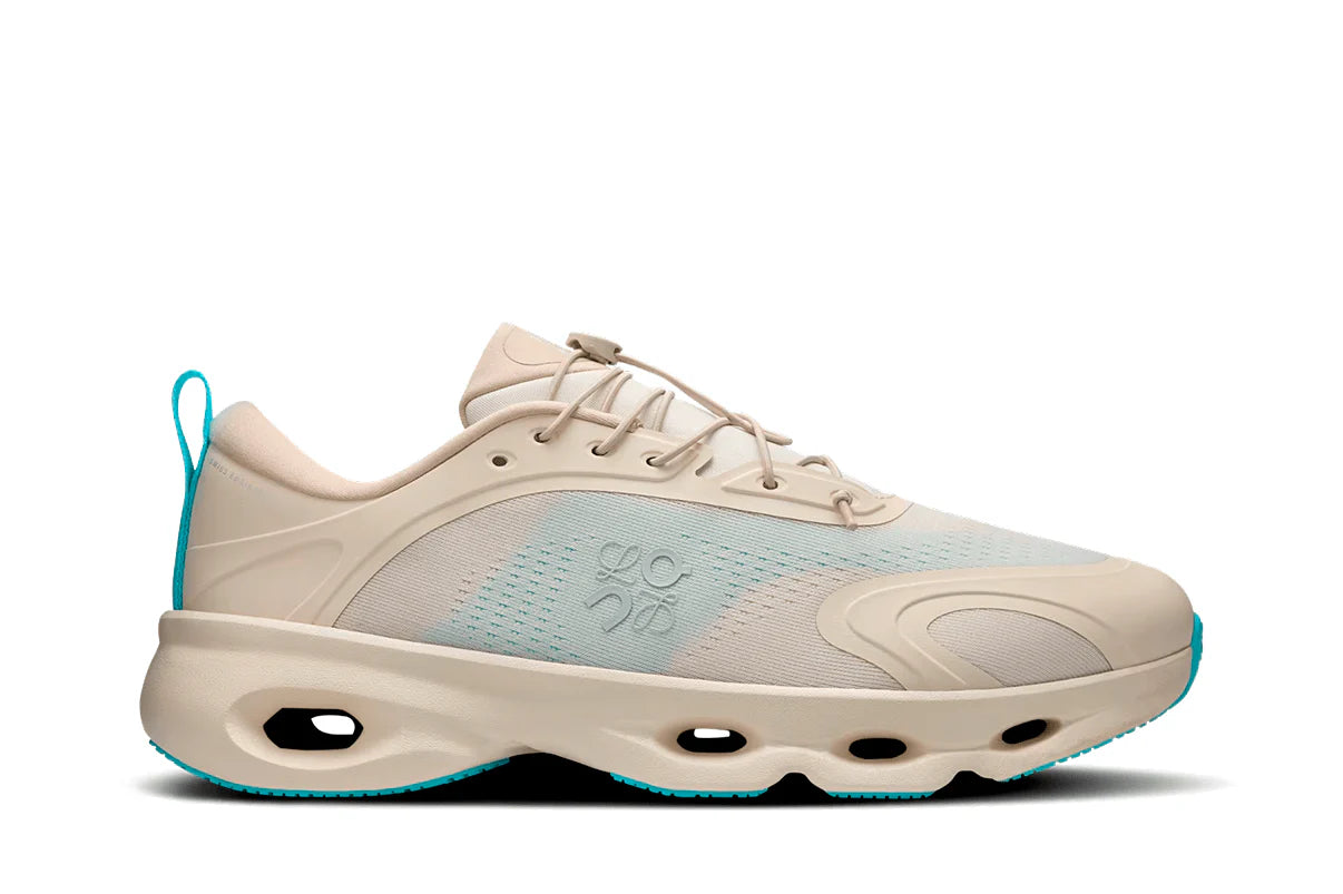 On Running Cloudsolo Loewe Sand Turquoise Bege