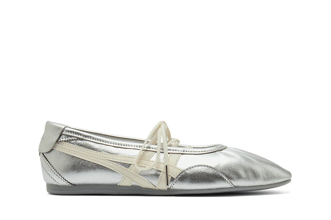 Onitsuka Tiger Gymnarina Silver Cream Prateado