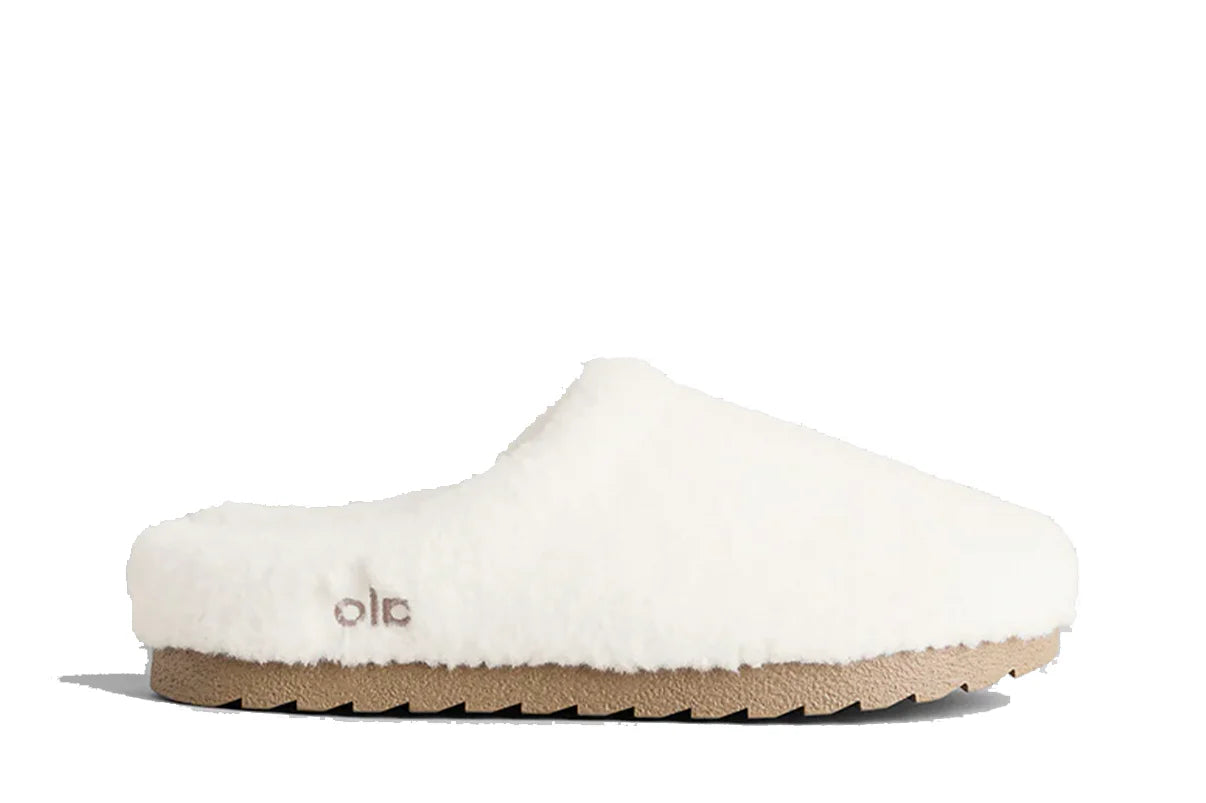 Slipper Alo Yoga Recovery Ivory Off White