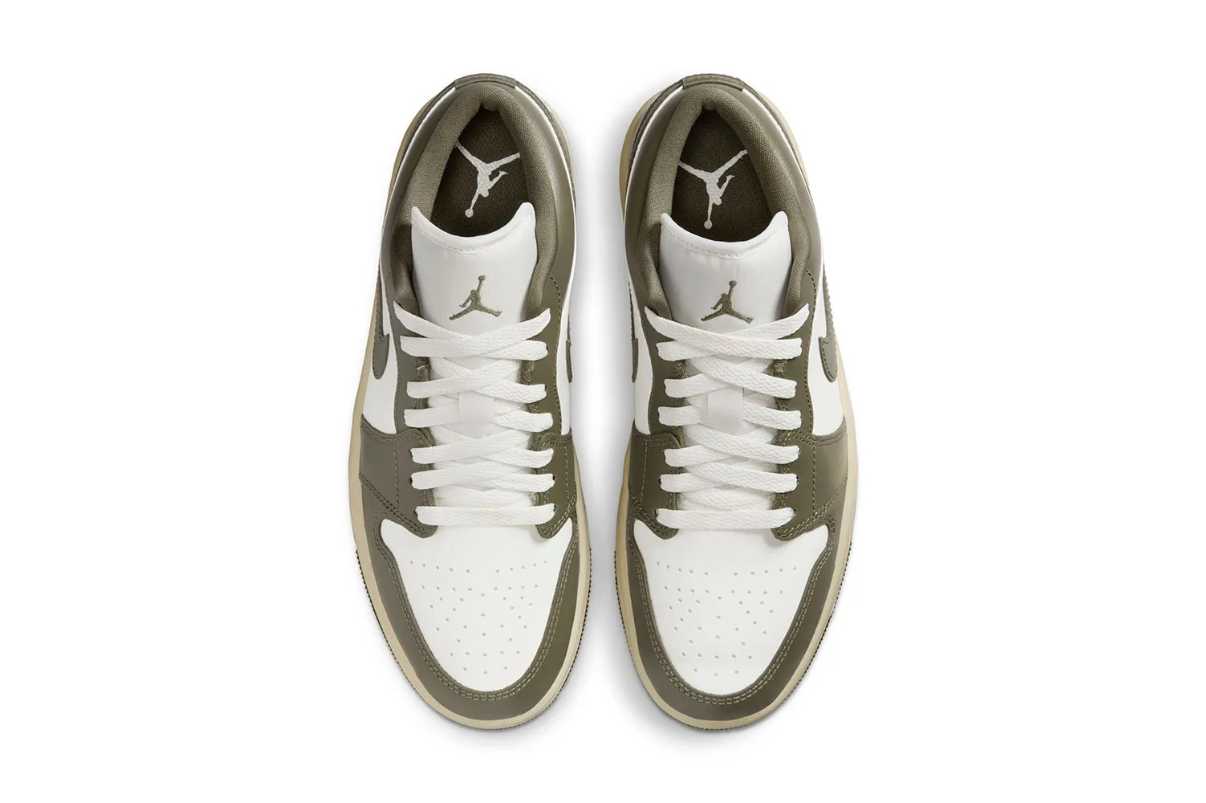 Air Jordan 1 Low Medium Olive Verde – LOWBANK