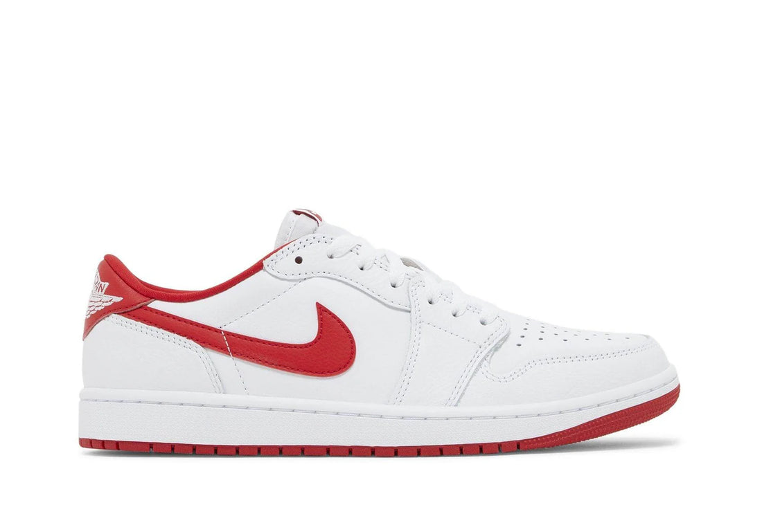 Jordan 1 Retro Low OG University Red Branco