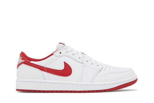 Jordan 1 Retro Low OG University Red Branco