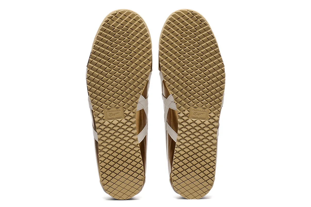 Onitsuka Tiger Mexico 66 SD Metallic Series Desert Camp Cream Dourado
