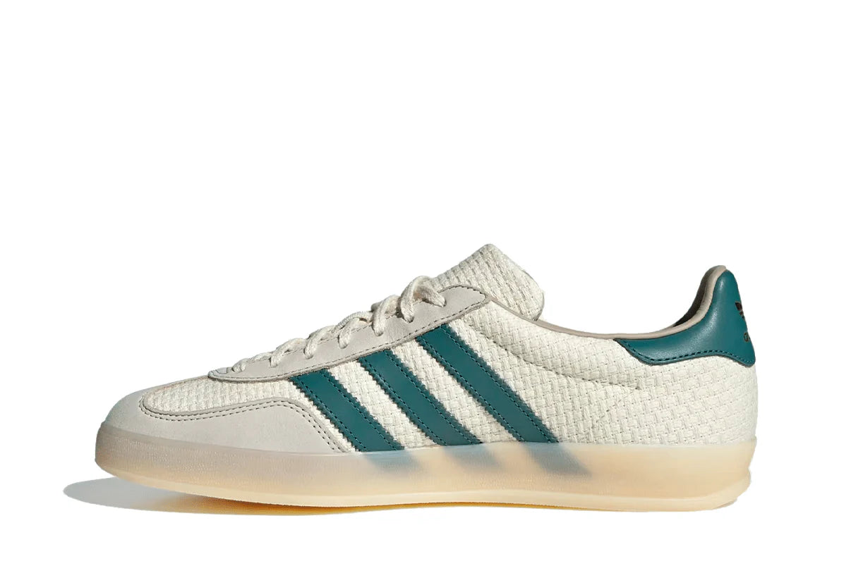 Adidas Gazelle Indoor Cream White Preloved Teal Branco