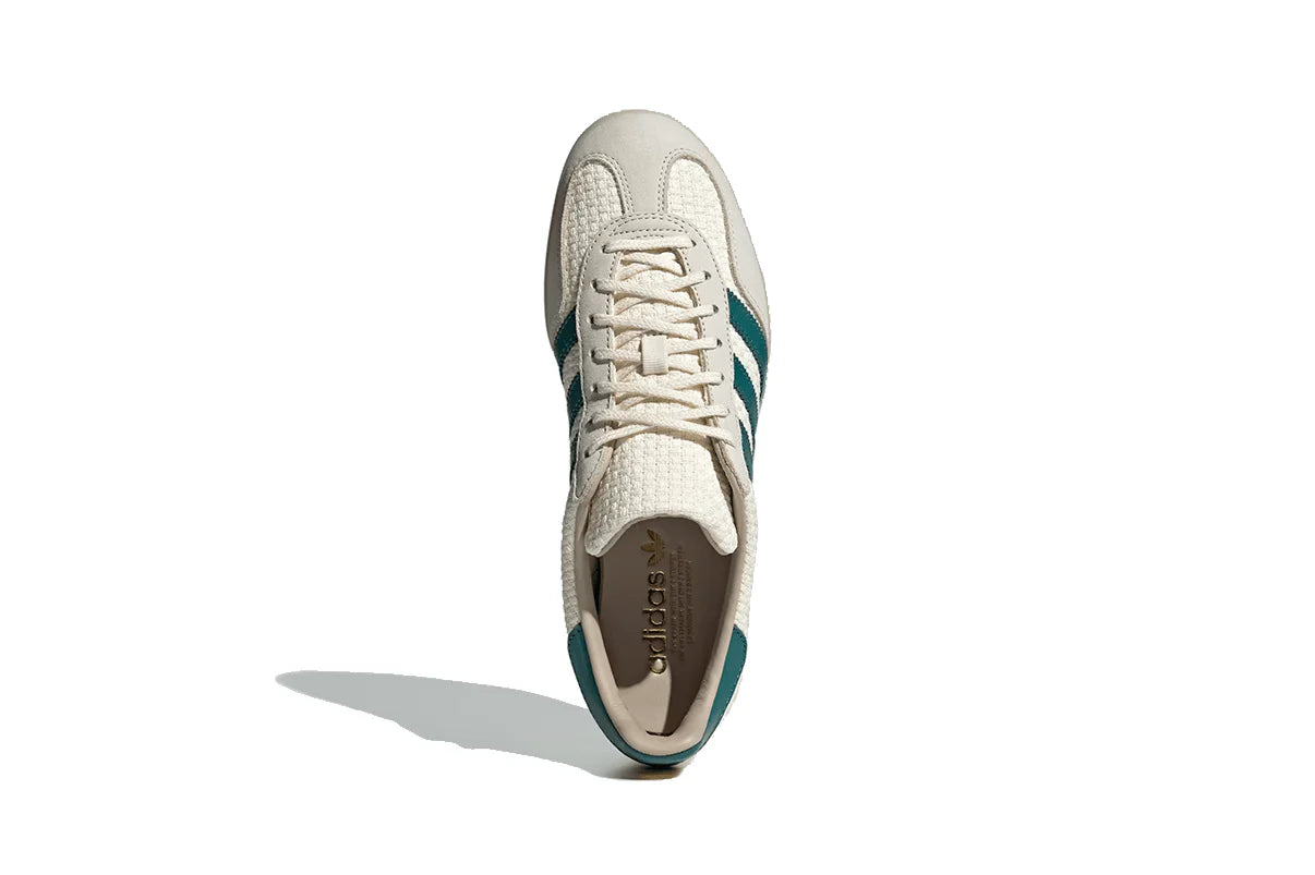 Adidas Gazelle Indoor Cream White Preloved Teal Branco