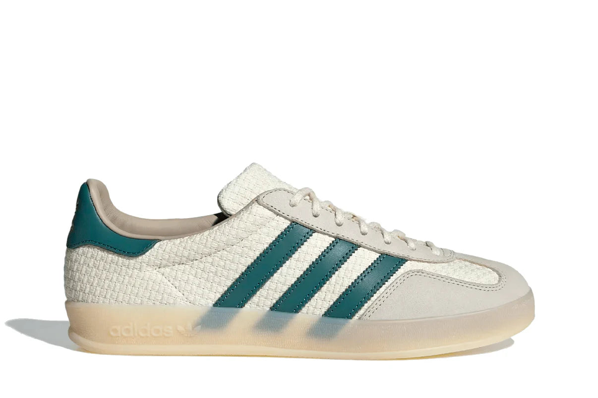 Adidas Gazelle Indoor Cream White Preloved Teal Branco