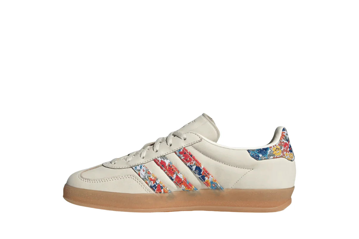 Adidas Gazelle Indoor Liberty London Floral Embroidery Stripes Multi-Color