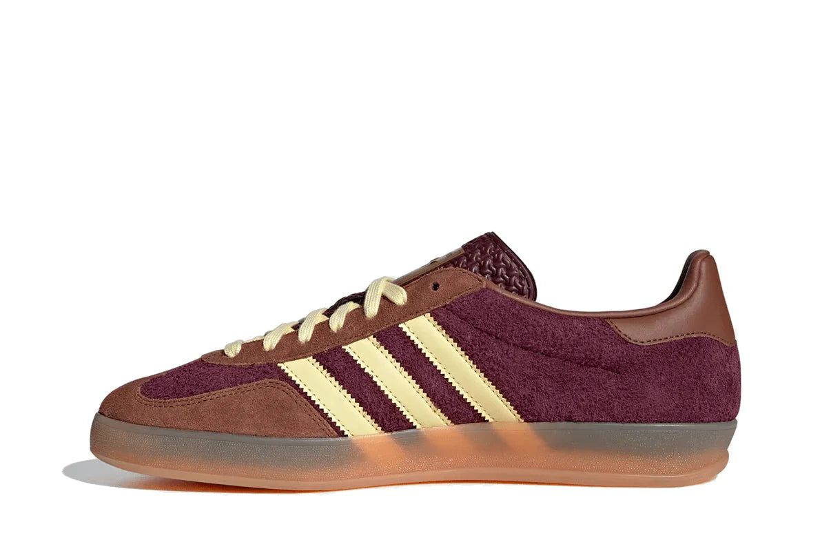 Adidas Gazelle Indoor Maroon Almost Yellow Marrom