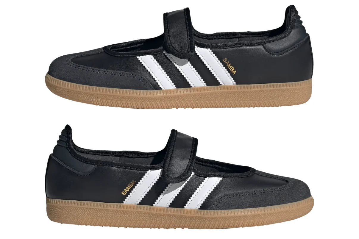Adidas Samba Jane 'Black White Gum' Preto