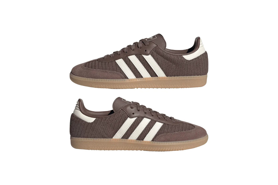 Adidas Samba OG Earth Strata Wonder White Marrom (PRONTA ENTREGA)