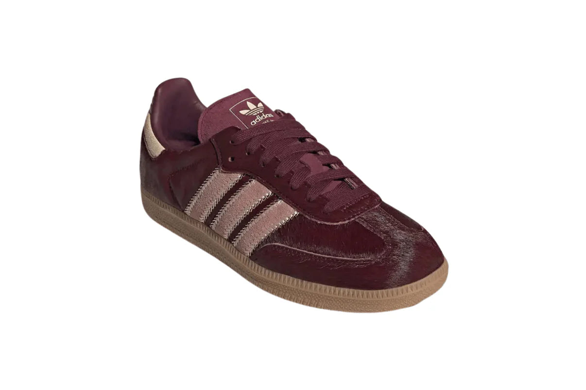 Adidas Samba Og Marron Sand Strata Pony Bordo