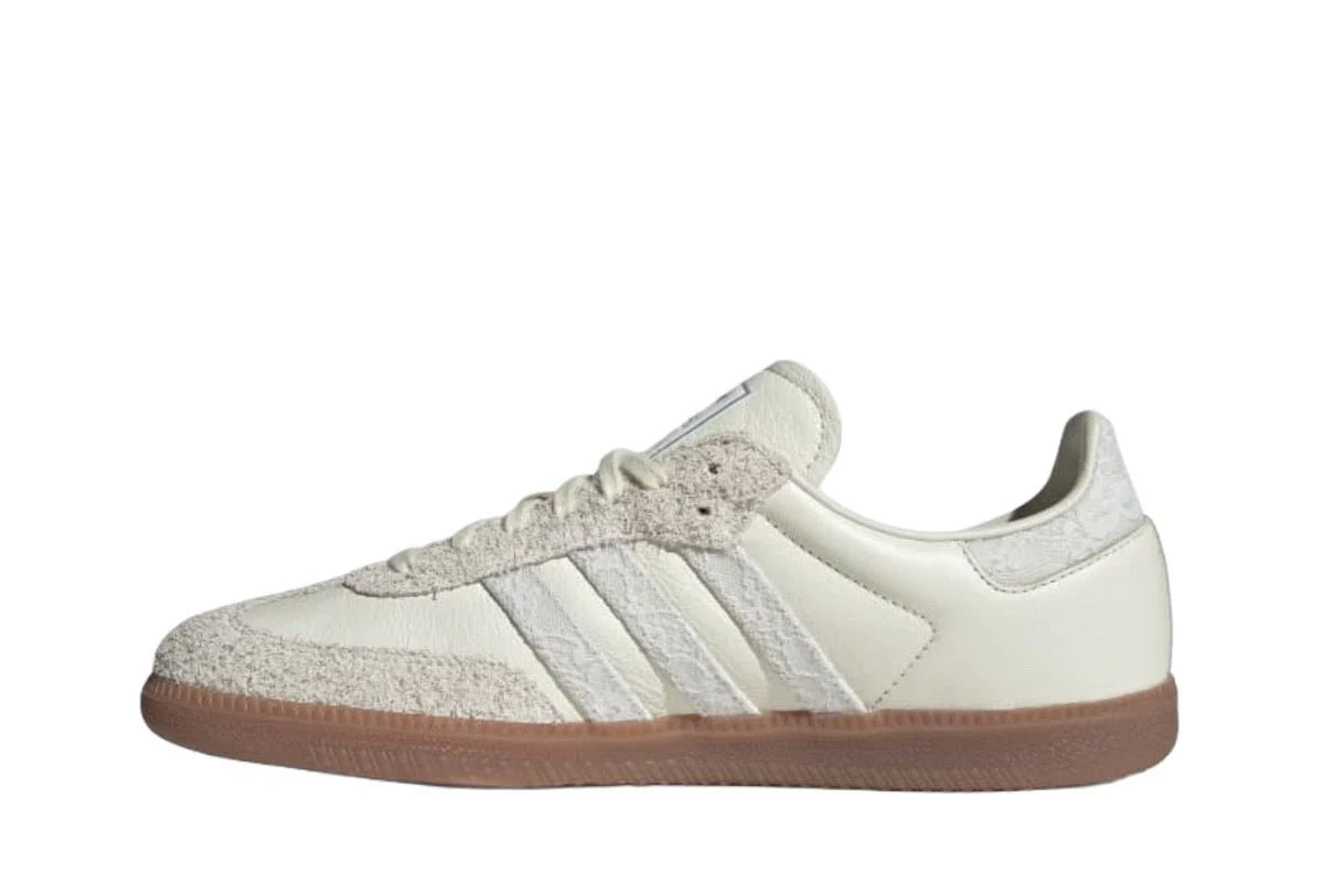 Adidas Samba Og x Naked Consortium Off White Crystal White Branco (PRONTA ENTREGA)