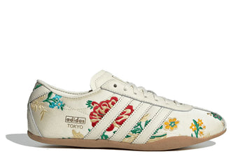 Adidas Tokyo Crew White Floral Embroidery Branco