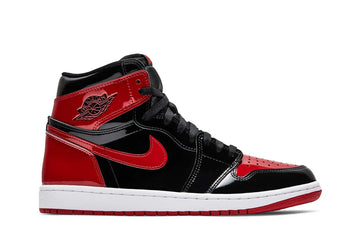 Air Jordan 1 High Patent Bred Vermelho