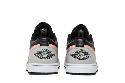 Air Jordan 1 Low Black Grey Pink Cinza