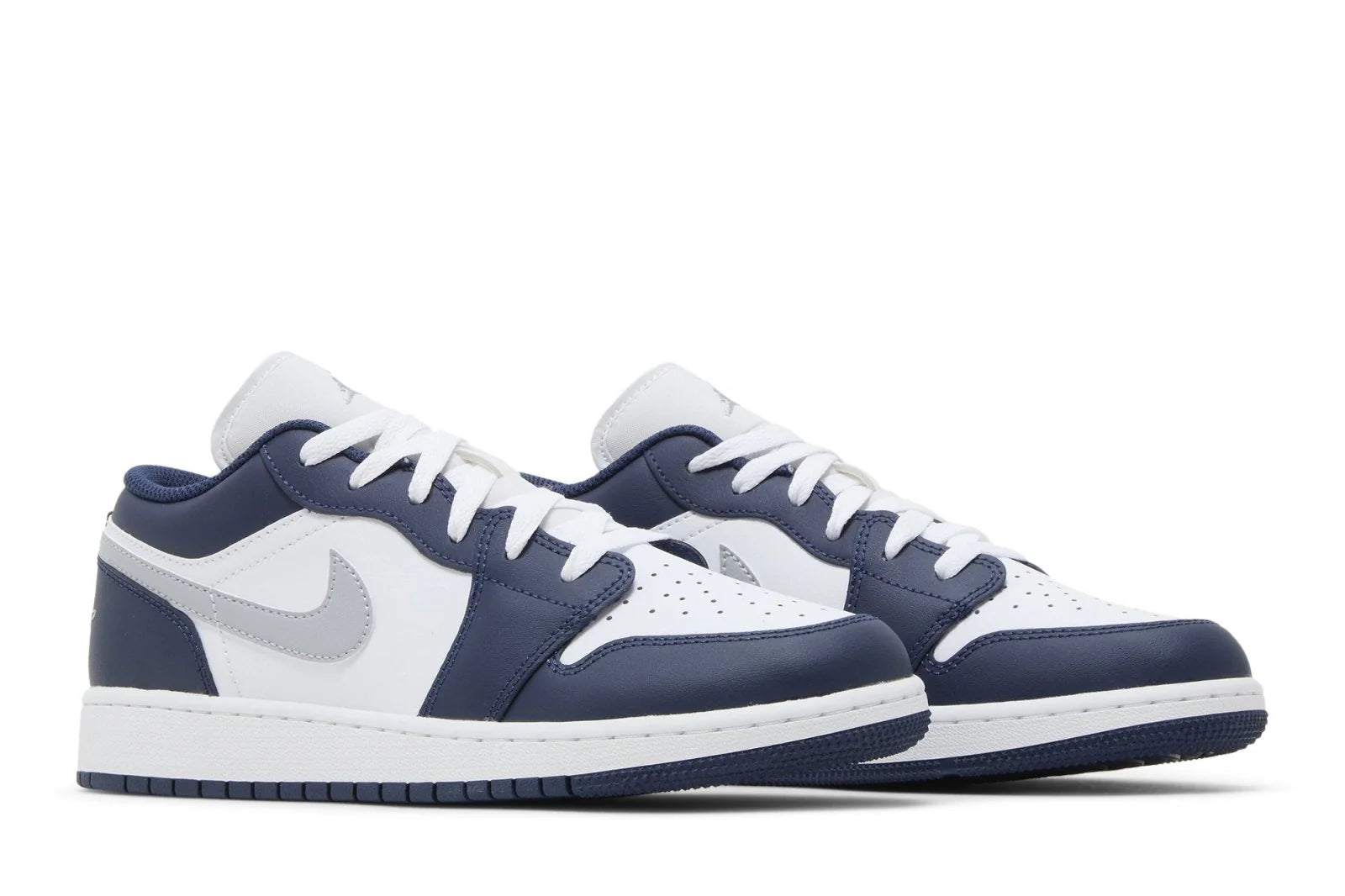 Air Jordan 1 Low Midnight Navy Wolf Grey Azul Marinho