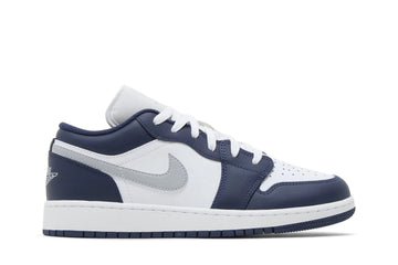 Air Jordan 1 Low Midnight Navy Wolf Grey Azul Marinho