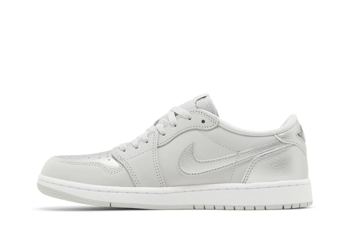 Air Jordan 1 Low Og Metallic Silver Cinza