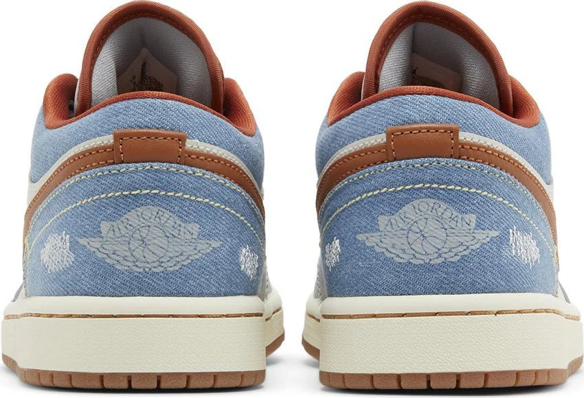 Air Jordan 1 Low Phantom Denim Cinza
