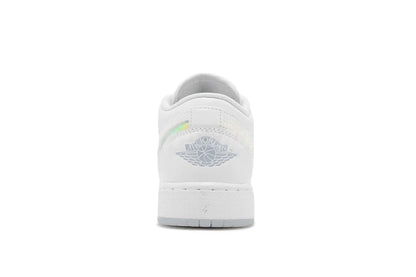 Air Jordan 1 Low Se &quot;Glitter Swoosh&quot; Branco