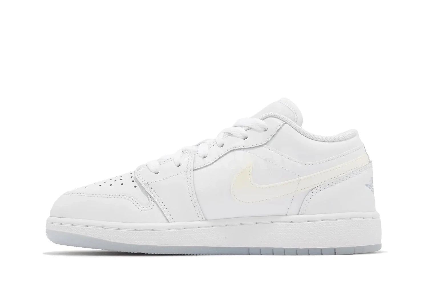 Air Jordan 1 Low Se &quot;Glitter Swoosh&quot; Branco