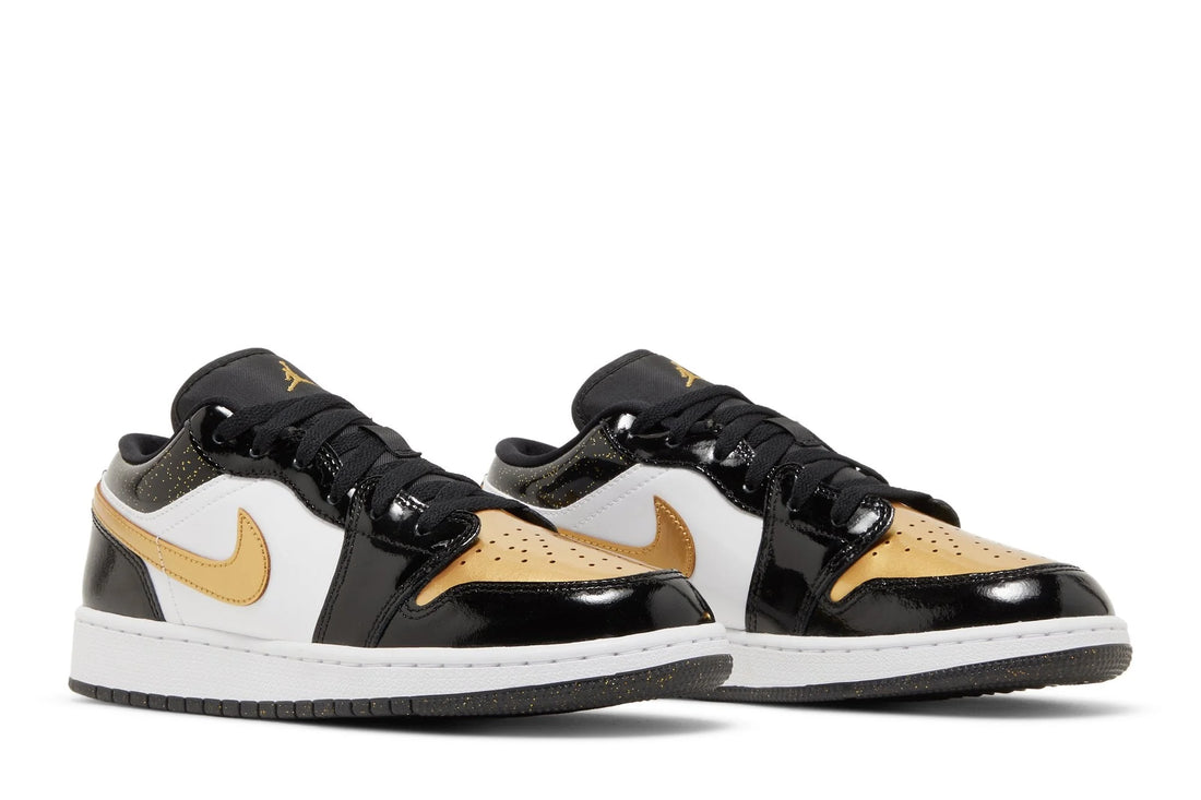 Air Jordan 1 Low SE Gs "Gold Toe" Preto