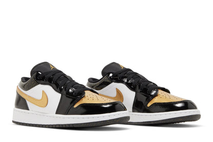 Air Jordan 1 Low SE Gs &quot;Gold Toe&quot; Preto