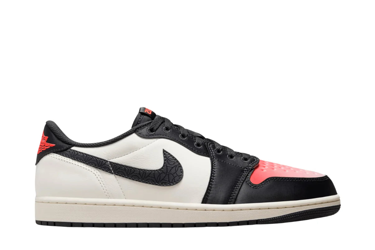 Air Jordan 1 Low x Paris Saint Germain Sail and Off Noir Preto