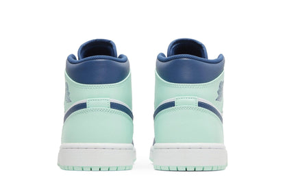 Air Jordan 1 Mid Aqua Blue Tint Verde