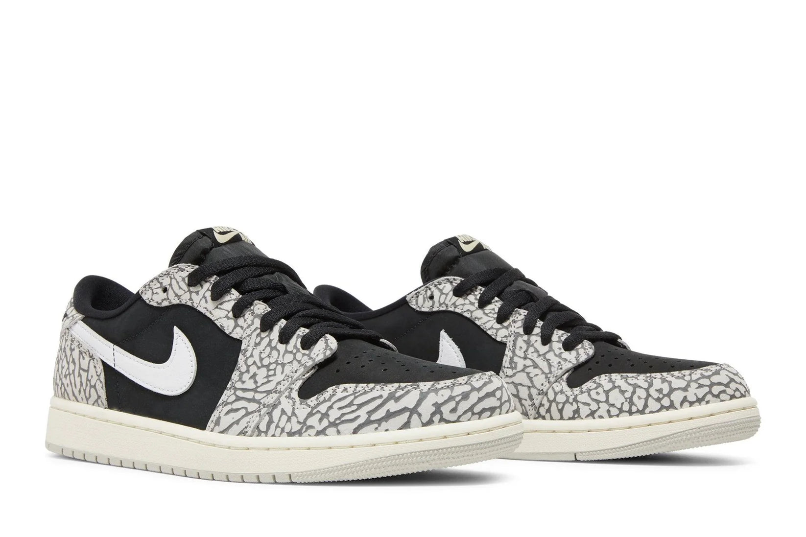 Air Jordan 1 Retro Low OG 'Black Cement' Preto