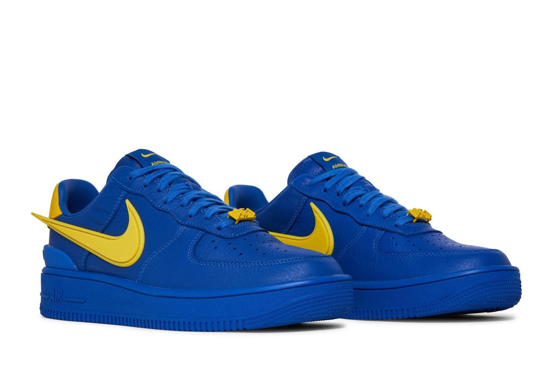 Ambush x Nike Air Force 1 Low Game Royal and Vivid Sulphur Azul