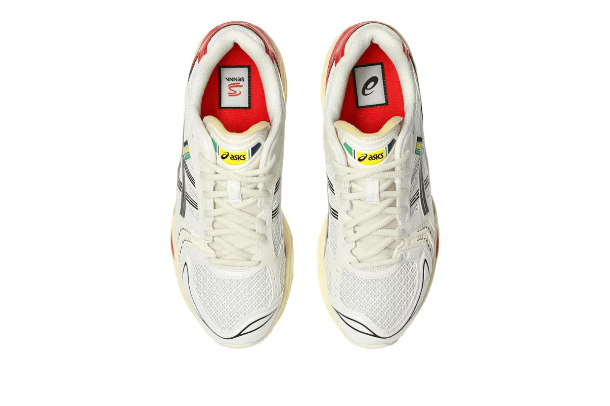 Asics Gel-Kayano 14 x Senna White Red Branco