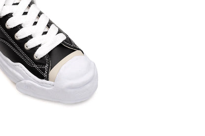 Maison Mihara Yasuhiro &quot;Hank&quot; OG Sole Leather Low-top Preto/Branco