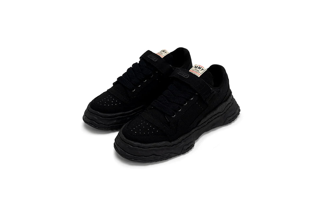 Maison Mihara Yasuhiro &quot;Keith&quot; OG Sole Canvas Low-top Black Preto