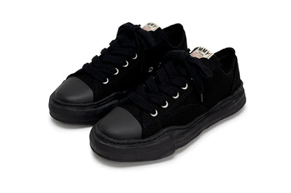 Maison Mihara Yasuhiro &quot;Peterson&quot; OG Sole Canvas Low-top Black Preto