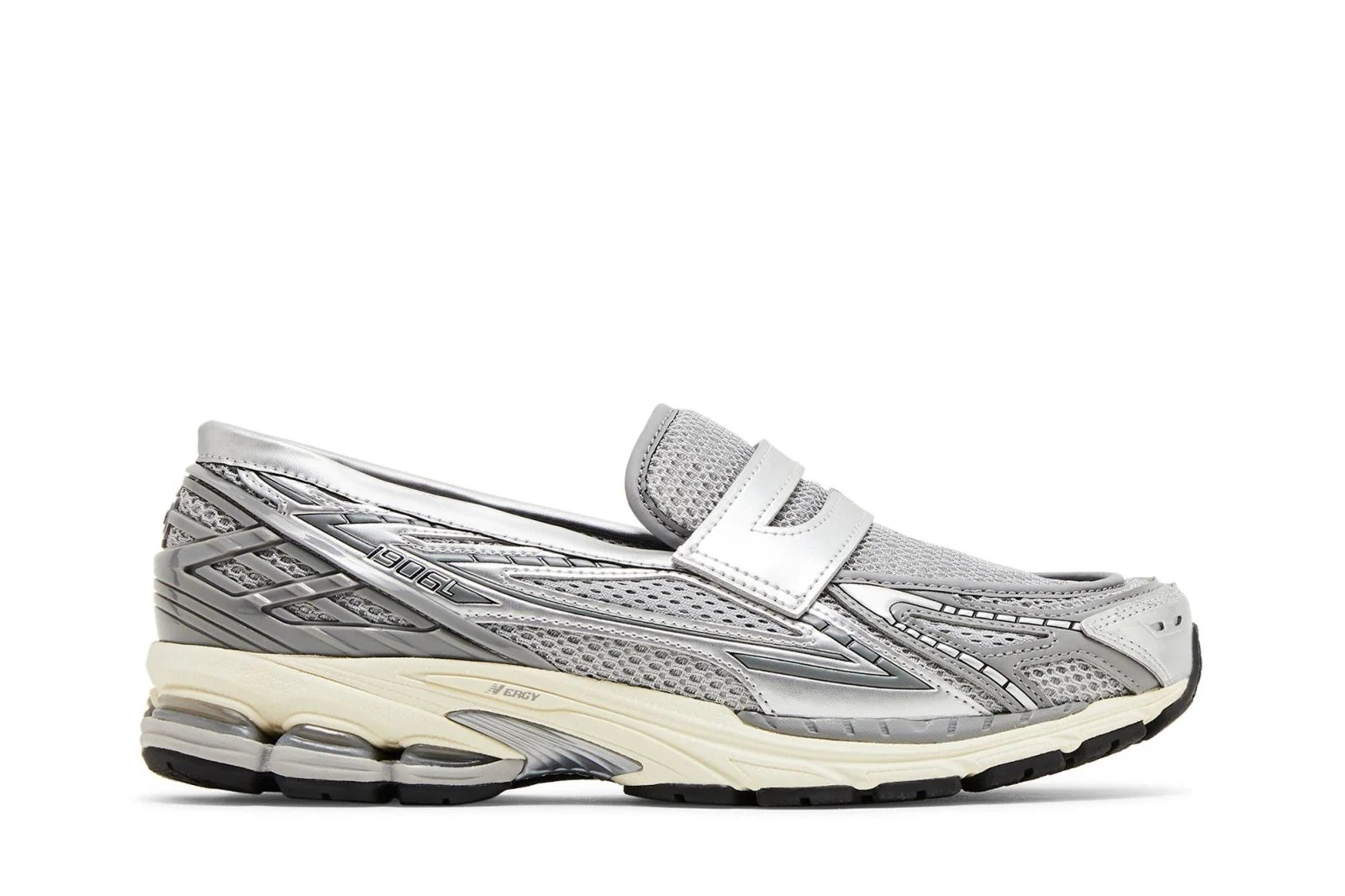 New Balance 1906L Silver Shadow Grey Mesh Sintético Slip-on Prata