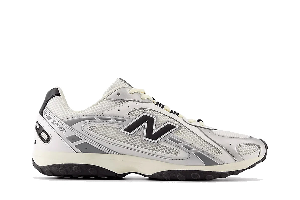 New Balance 204L Silver Metallic Black Prateado