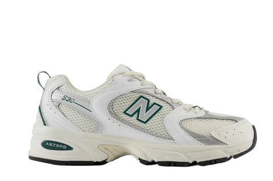 New Balance 530 Sea Salt White Marsh Green Branco
