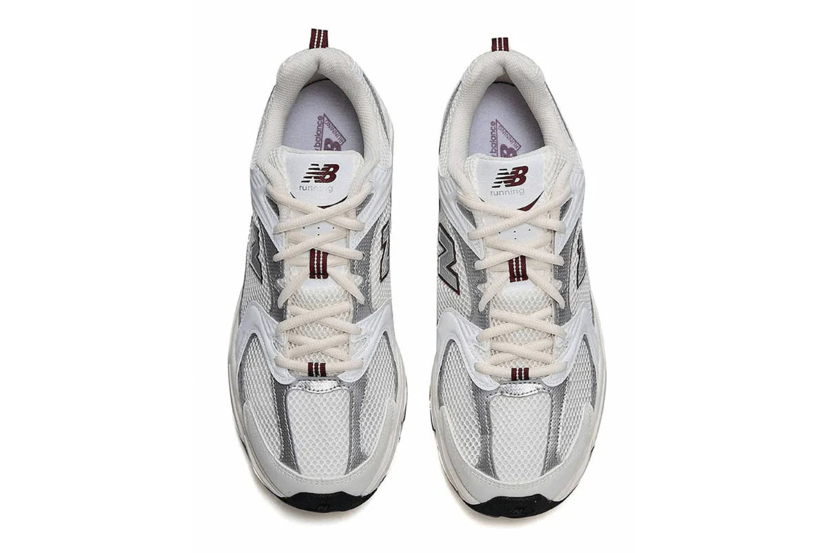 New Balance 530 Sea Salt White Mercury Red Branco