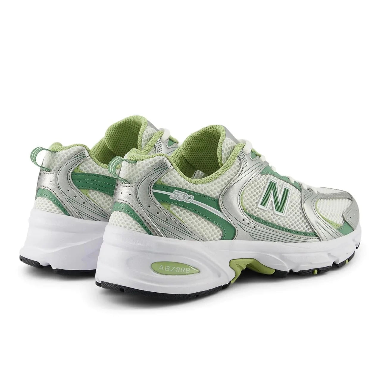 New Balance 530 White Green Matcha Verde