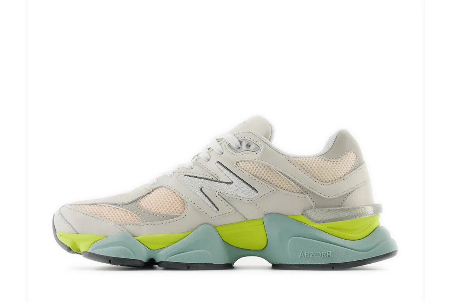 New Balance 9060 Moonbeam Vintage Rose Lime Colorido
