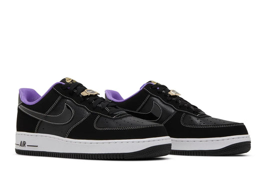 Nike Air Force 1 Low World Champ Lakers Preto - PRONTA ENTREGA