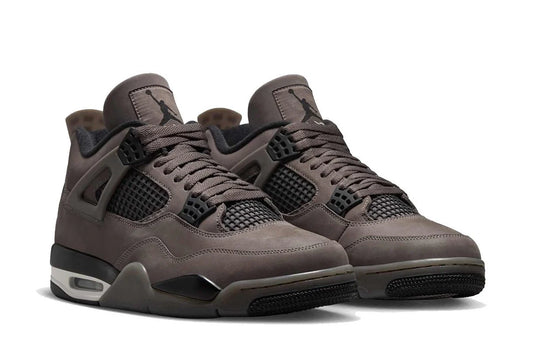 Nike Air Jordan 4 Cave Stone and Black Marrom