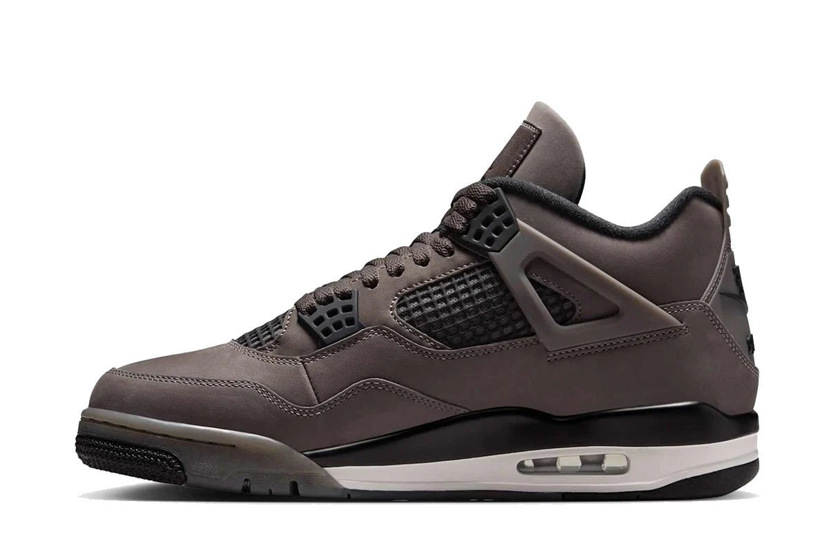 Nike Air Jordan 4 Cave Stone and Black Marrom