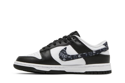 Nike Dunk Low Black Paisley Preto