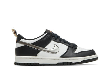 Nike Dunk Low GS Black/White Metallic Preto