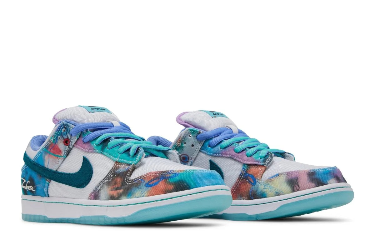 Nike Sb Dunk Low x Futura Skateboard Bleached Aqua Azul