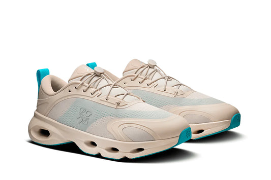 On Running Cloudsolo Loewe Sand Turquoise Bege